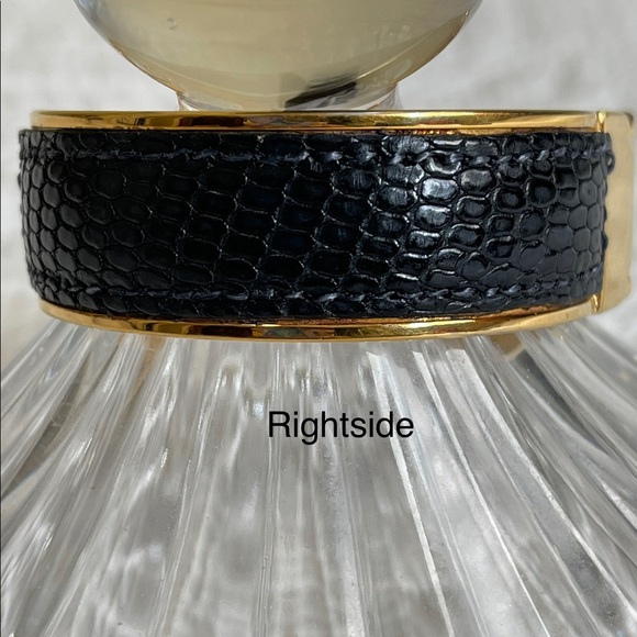 Gucci Black Python Gold Fashion Bangle/Bracelet - Picture 3 of 16
